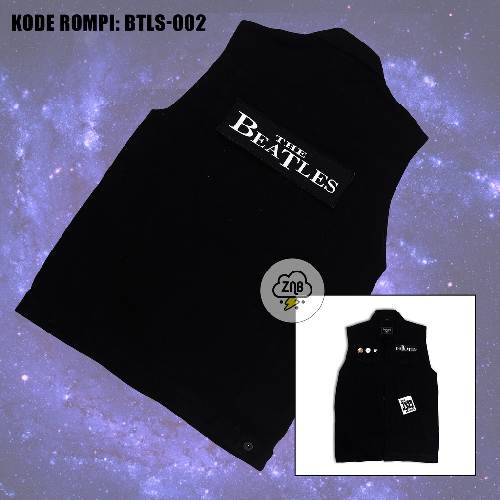 ROMPI DENIM ROMPI JEANS ROMPI THE BEATLES SIZE TERSEDIA M L XL XXL