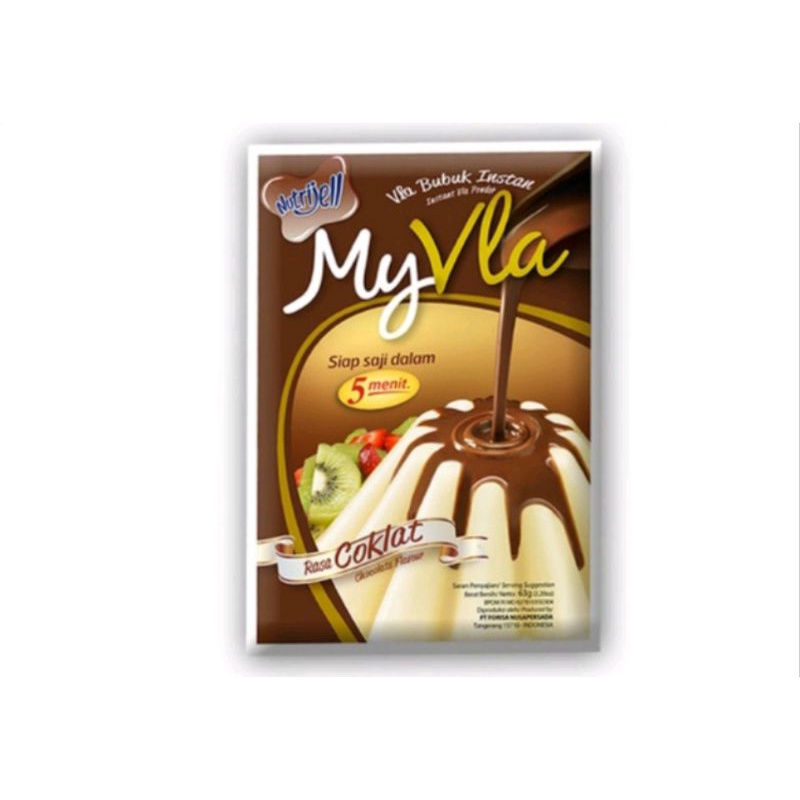 nutrijell my vla bubuk instan / fla instan vanila coklat