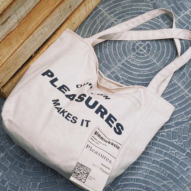 Totebag Pleasures Cream