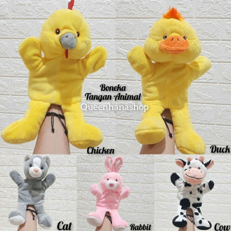 Boneka Tangan Binatang Handpupet Animal Handpupet Karakter