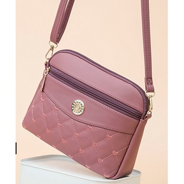 Tas Bahu Wanita Tas Selempang Crossbody Sling Bag Square Single Shoulder