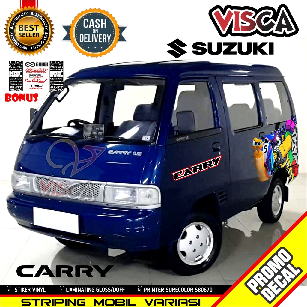 Setiker Mobil Stiker Mobil Body Samping Stiker Mobil Carry Stiker Mobil Carry Futura Striping Carry 