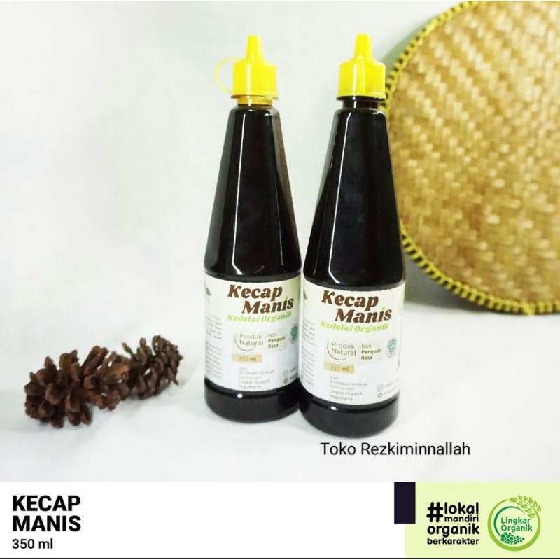 

Kecap Manis Kedelai Organik 350ml - Lingkar Organik | Kecap Non MSG Kecap MPASI | Khusus Cod & online payment