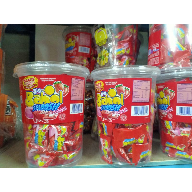 

Permen Karet Big Babol Strawberry Isi 70pcs