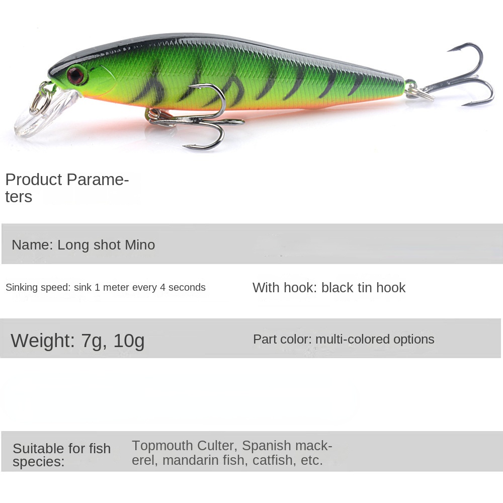 Umpan Pancing Sinking Minnow 7g/10g/14g Murah Casting Umpan Fishing Bait 3D Eyes Swimbait Fishing Lure Ikan Kail Bass Wobbler Tackle