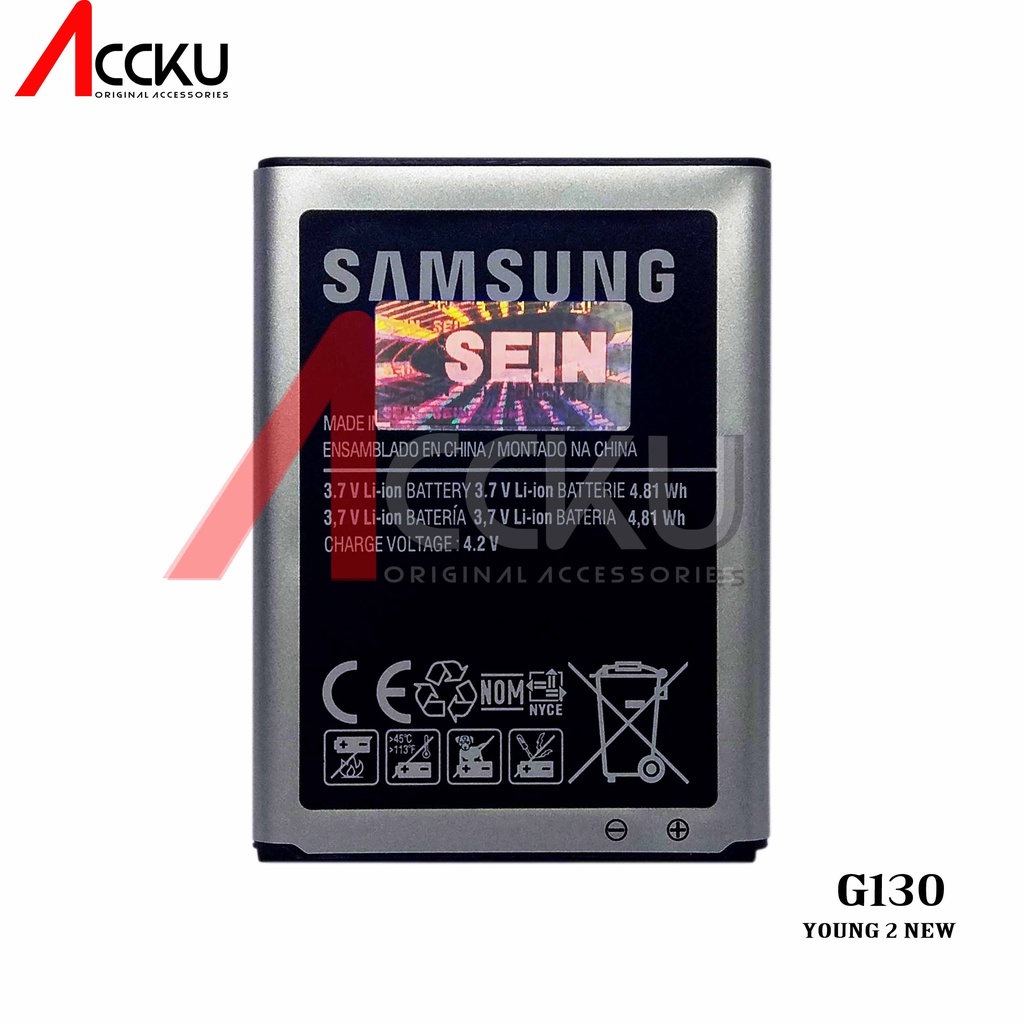 G130 - YOUNG2 - EB-BG130ABE G130 100%Baterai  Samsung Galaxy G130 - YOUNG2 - EB-BG130ABE Batre Baterai BatterySamsung GalaxyG130