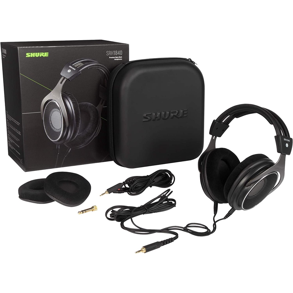 Shure SRH1840 SRH 1840 Premium Open-Back Headphones Headset