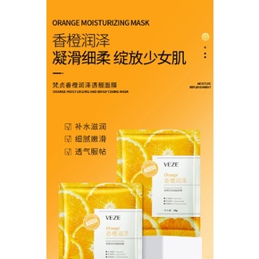 VEZE Fruit Moisturizing Sheet Mask Wajah Natural Masker Buah LS