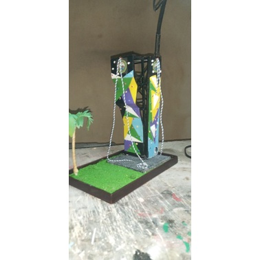 Miniatur Diorama wall Climbing