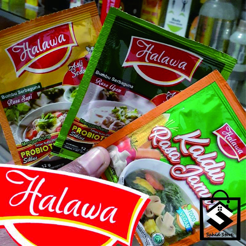 

Halawa Kaldu Ayam/Sapi/Jamur Probiotik - 1Pack isi 24Sachet