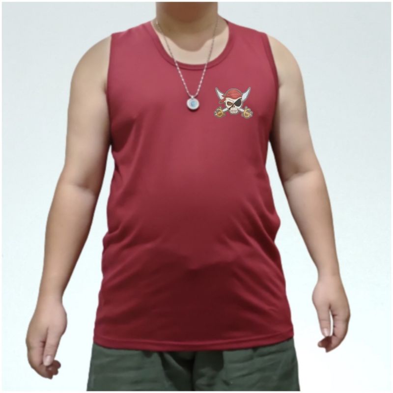 SINGLET PRIA DEWASA ATAU SINGLET SABLON LOGO DIGITAL OVER SIZE 3XL DAN 4XL