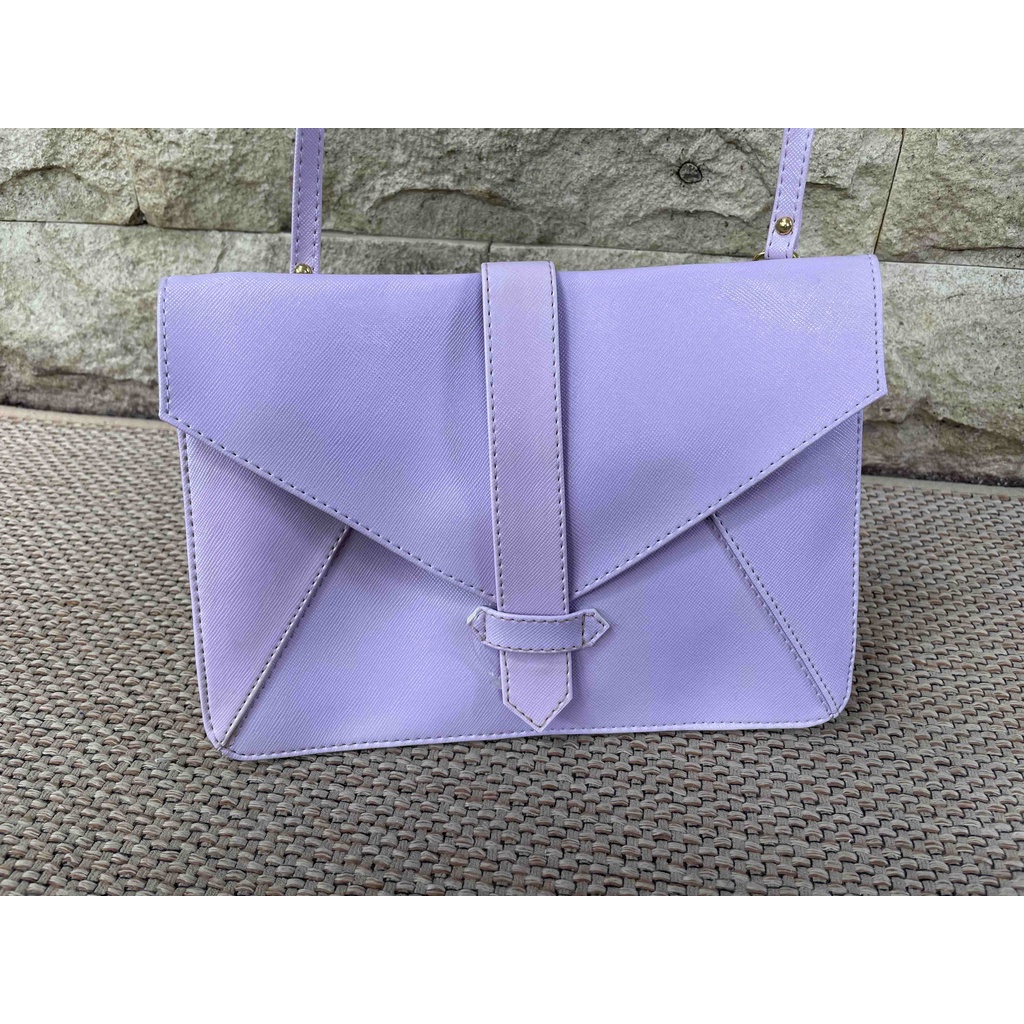 Tas Preloved/Bekas/Tidak Baru Warna Ungu/Lilac/Purple (BISA NEGO HARGA) | Tas Kulit Sintetis, Tas Pe