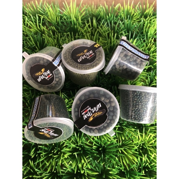Pelet Channa Premium RED BLUE YELLOW Extra Spirulina Pakan Ikan Predator Channa Oscar