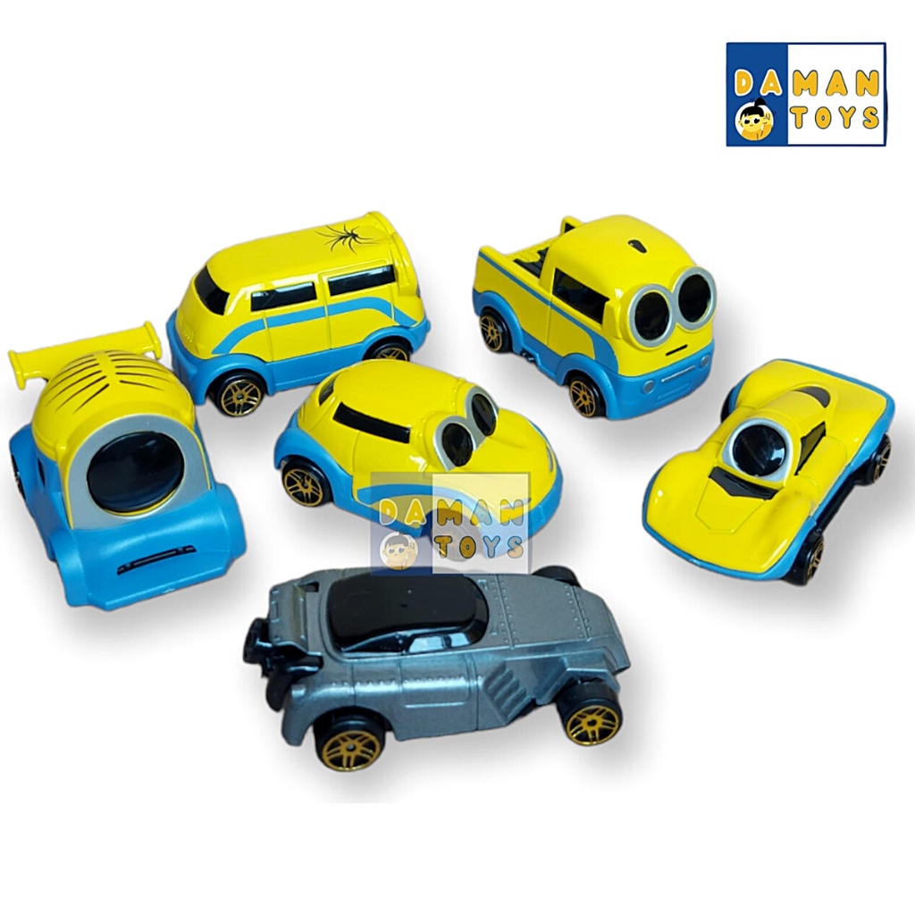 Mainan Diecast Mobil Minion Miniatur Minions Truk Truck Otto Bob Gru