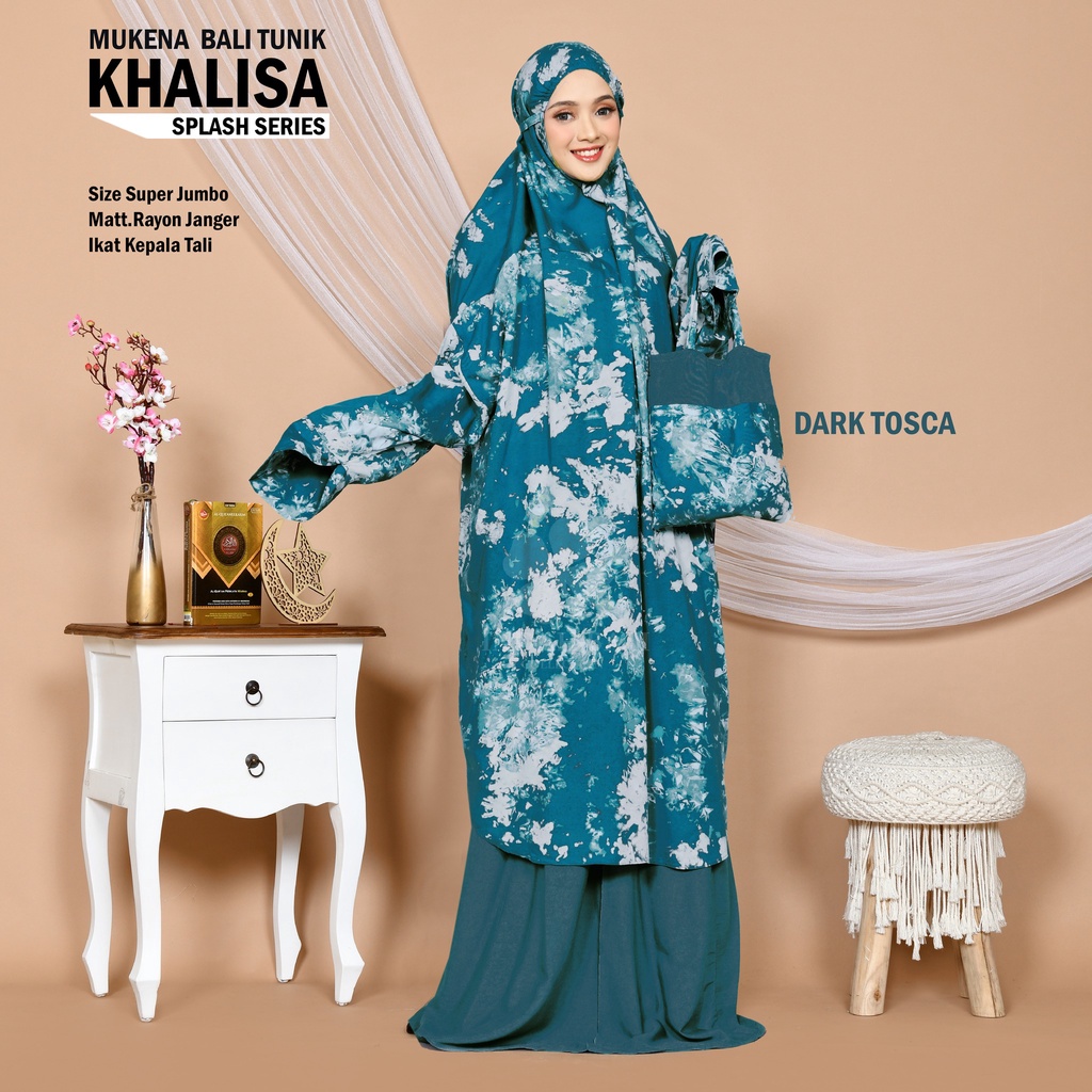 Mukena Bali Tunik Berlengan Splash                                          ⠀                      M