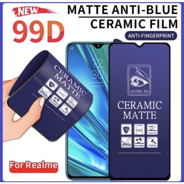 Realme C33 / Realme C35 / Realme C31 / Realme C30 / Realme C11 2021 Ceramic Matte Tempered Glass for