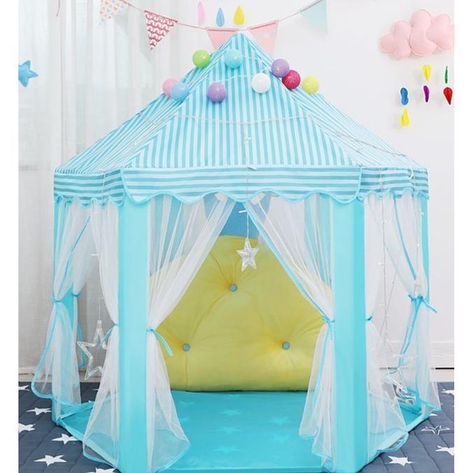 Tenda Besar Kemah Alat Mainan Anak Unik Rumah Camping Lucu Luas Promo