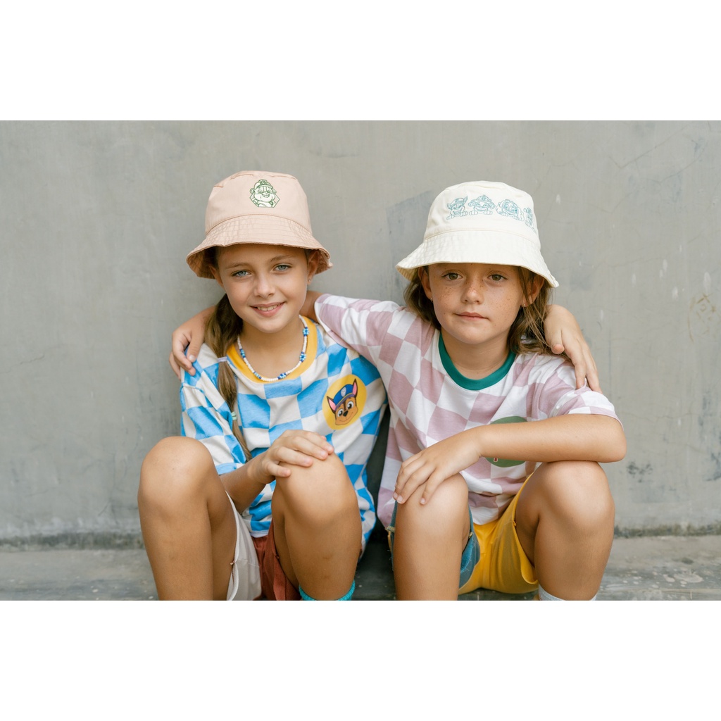 BOHOPANNA Emma Bucket Bucket Hat Paw Patrol Daze Lizzie Bucket Topi Bucket Anak dengan Tali CBKS