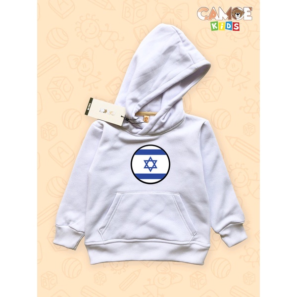 Jaket Hoodie Anak KIDS CAMOE Israel Flag Bendera Israel