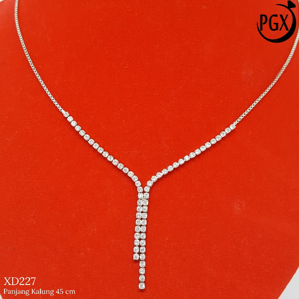 PGX Kalung Wanita Xuping Aksesoris Fashion Perhiasan Lapis Emas XD227