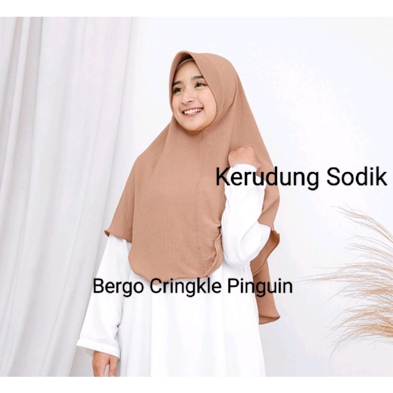 Jilbab Instan Oval Pet Crinkle Airflow L #Hijab Instan Oval Pet Crinkle Airflow L