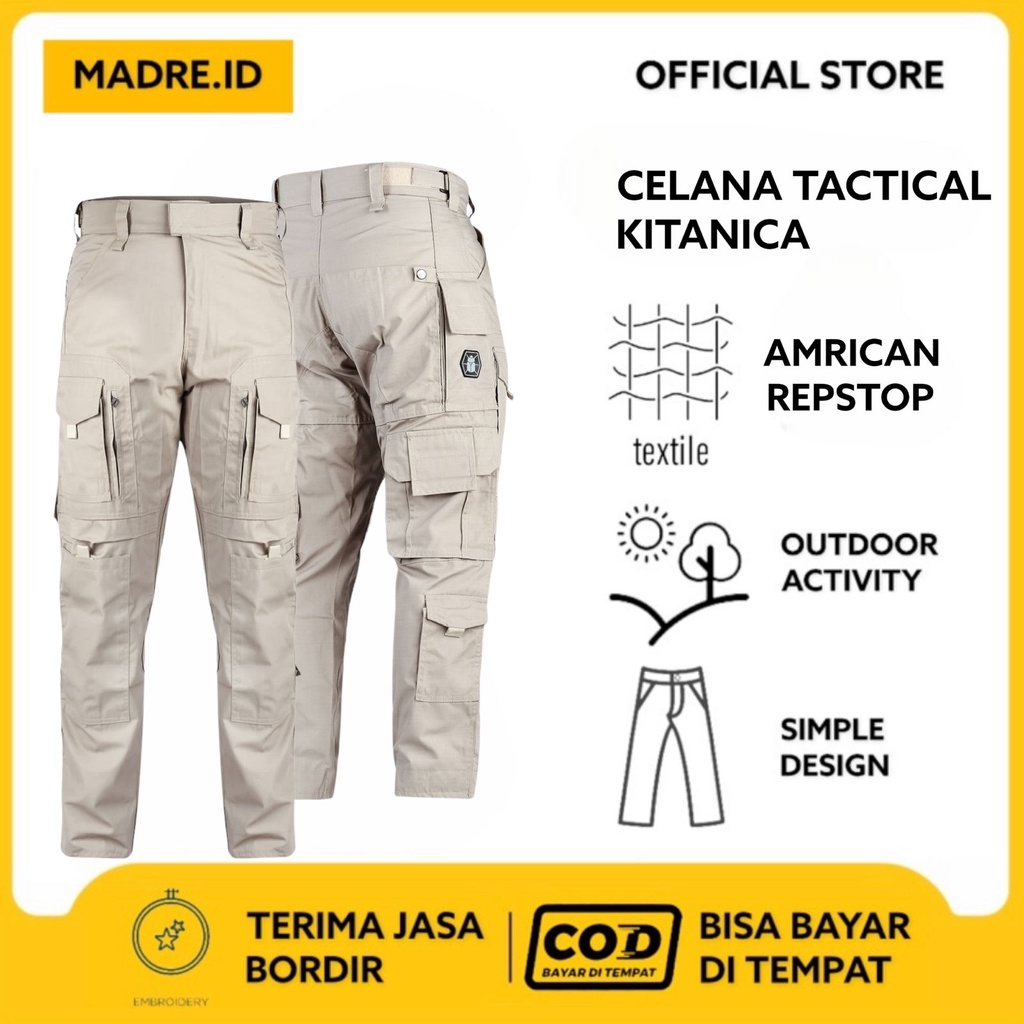 Celana Tactical Lapangan Pdl KTC Panjang Pria - Wanita Outdoor