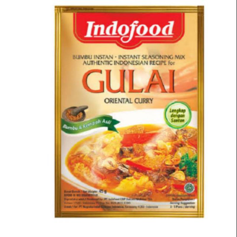 

INDOFOOD bumbu gulai instant 45g / bumbu gulai indofood instant