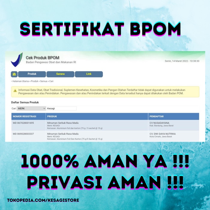 {COD} Hesagi Hosagi Kesagi Kosagi Kasagi Madu Laki Asli Original BPOM 10000%