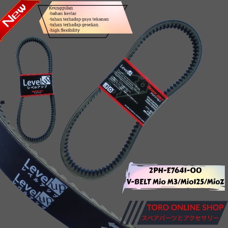 v-belt van belt fanbelt mio m3 mio 125 drive belt m3 level up