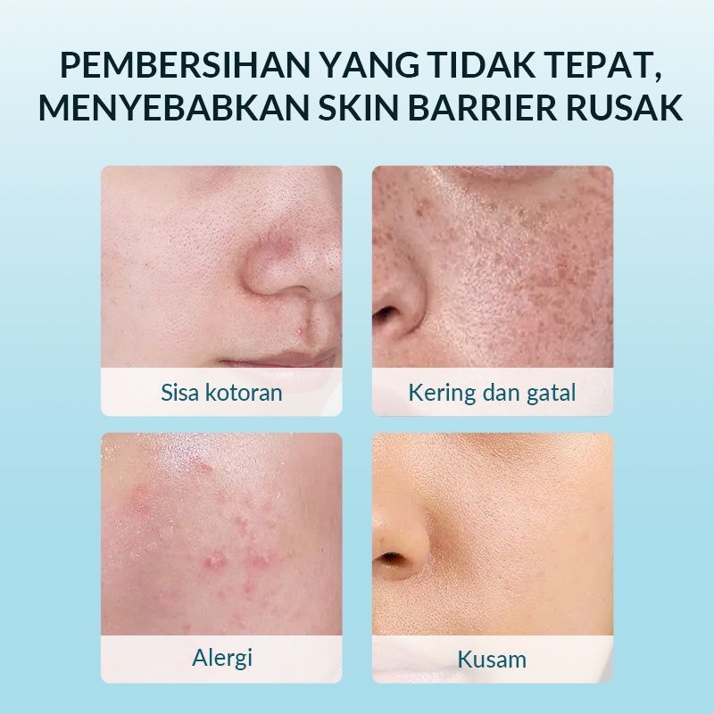 Bioaqua 7x Ceramide Skin Barrier Repair Moisturize Cleanser 100g | Sabun Cuci Muka