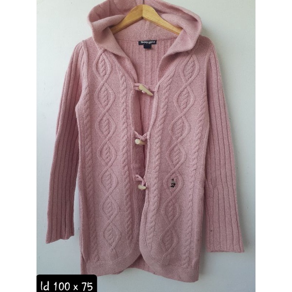 teenie weenie cable knit cardigan