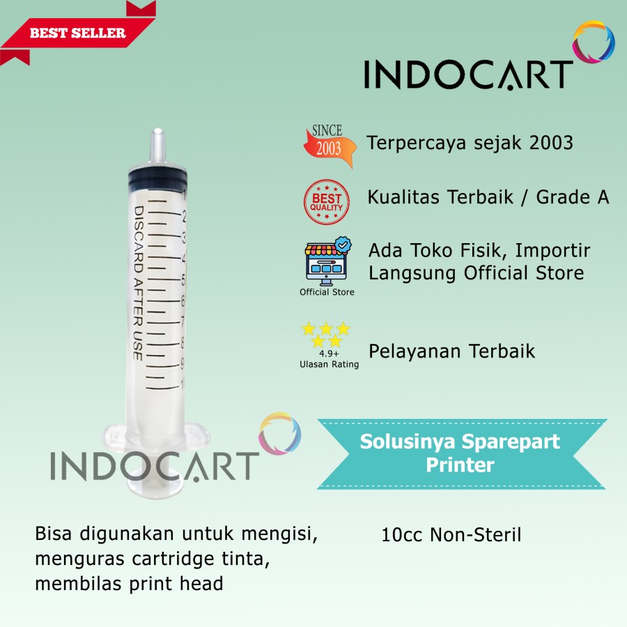 Jual Syringe Spuid Spuit Jarum Suntik Suntikan Tinta Cc Ml Cc Ml Shopee Indonesia