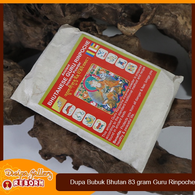 Dupa Hio Bubuk Powder Serbuk Bhutan Guru Rinpoche 83gr