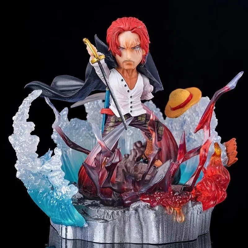 One Piece Figure GK Ver. Luffy Gear 4 Serpent Man VS Katakuri PVC Action Figures Luffy Shanks Sakazuki Borsalino Toy