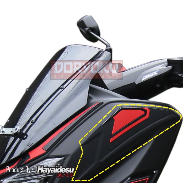 Jual Front Body Nmax Lama/Aksesoris Nmax/Sticker 3D/Rubber karet murah