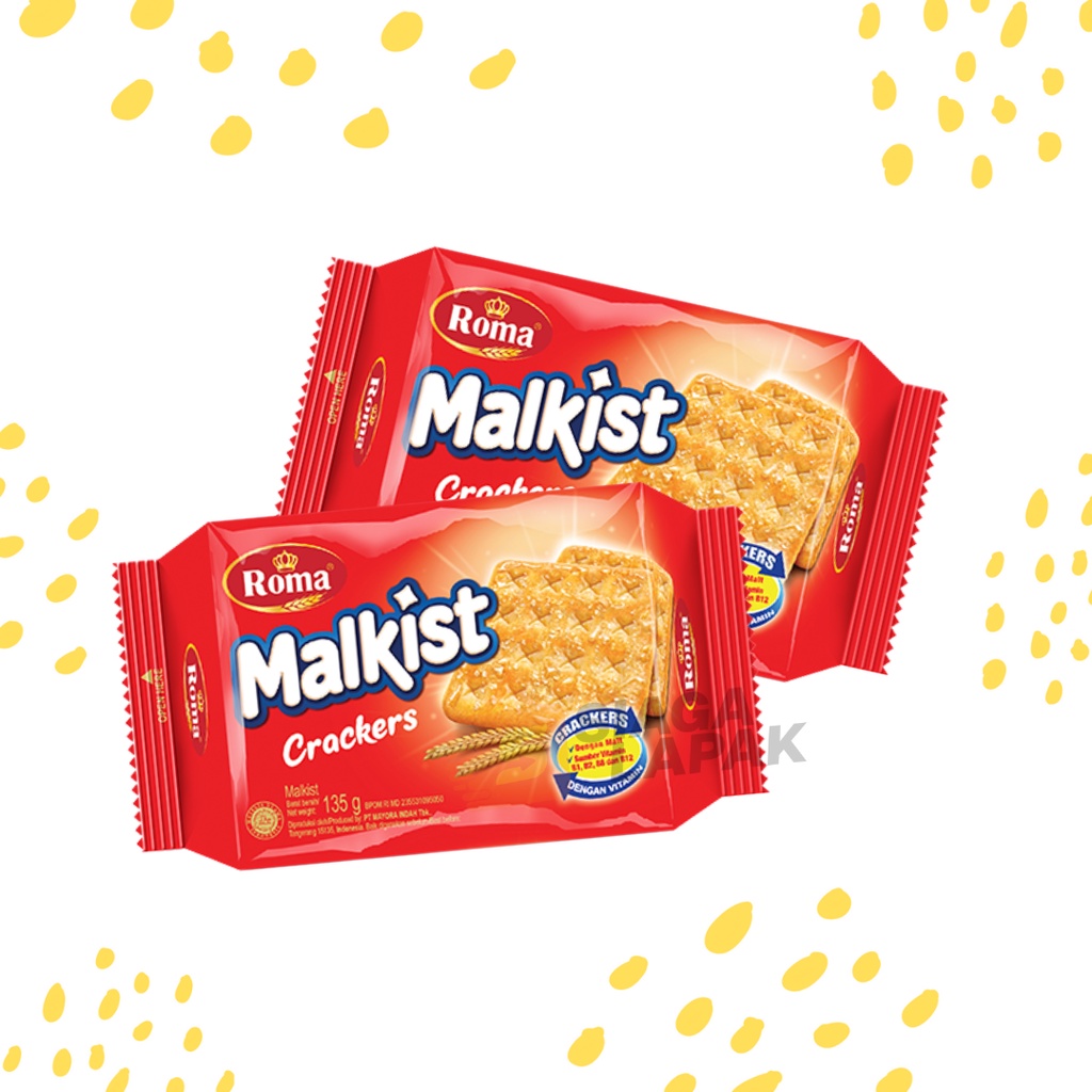 Biskuit Roma Malkist Crackers 135 gram