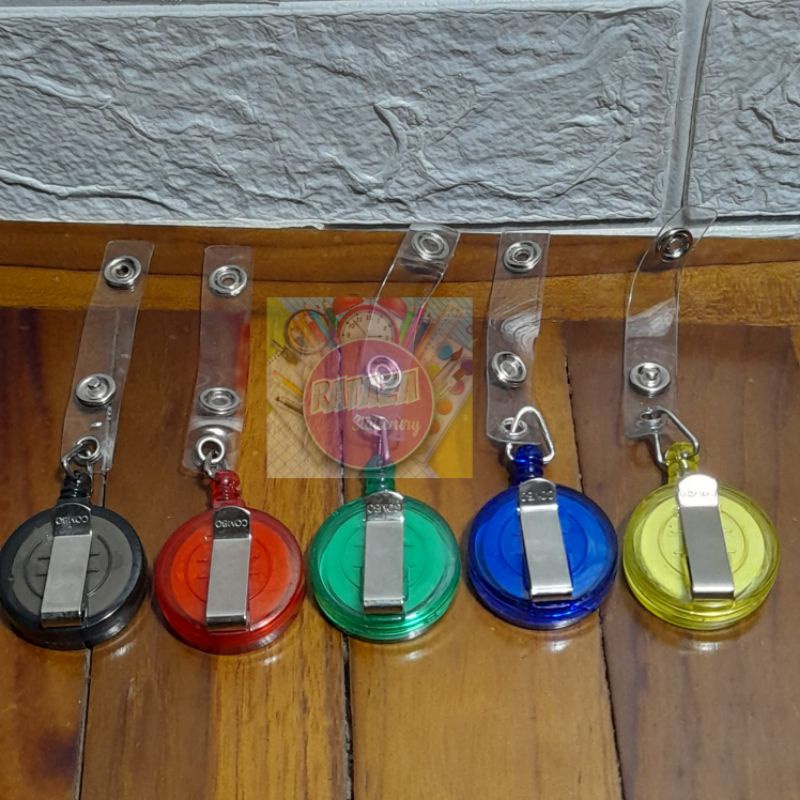 

yoyo name tag transparant/yoyo gantungan ID card bening/transparant