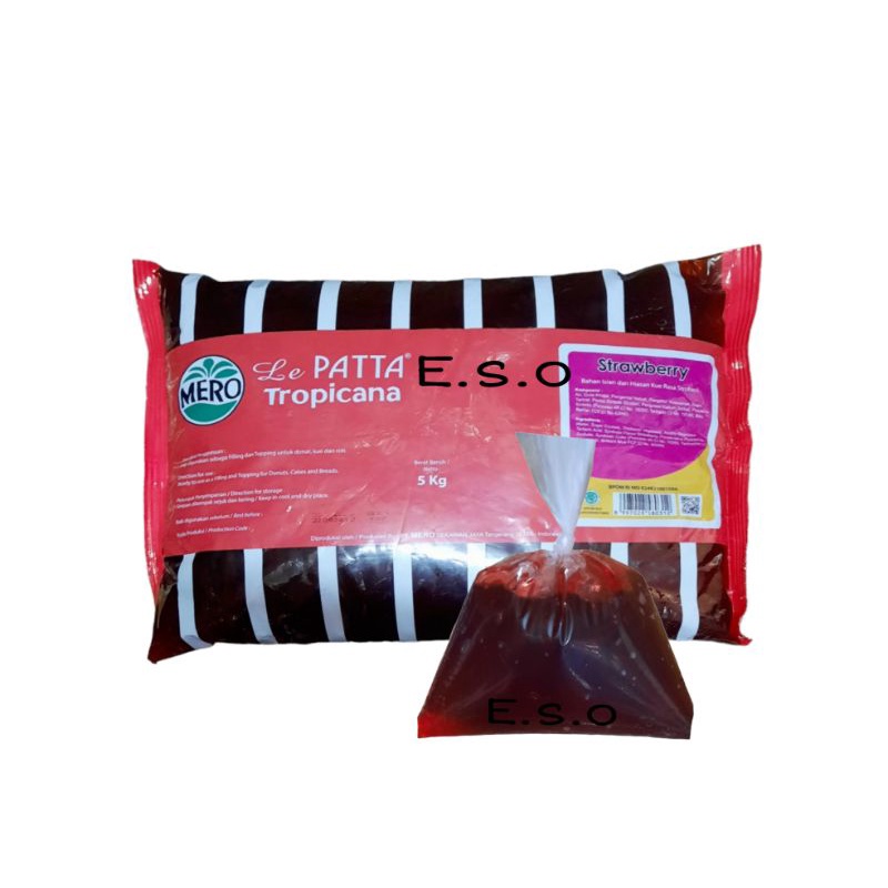 

selai stroberi 500gr repk/lepatta strawberry