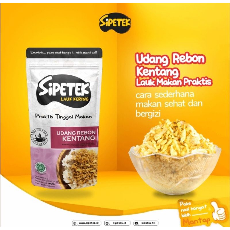 

Sipetek Udang Rebon Kentang