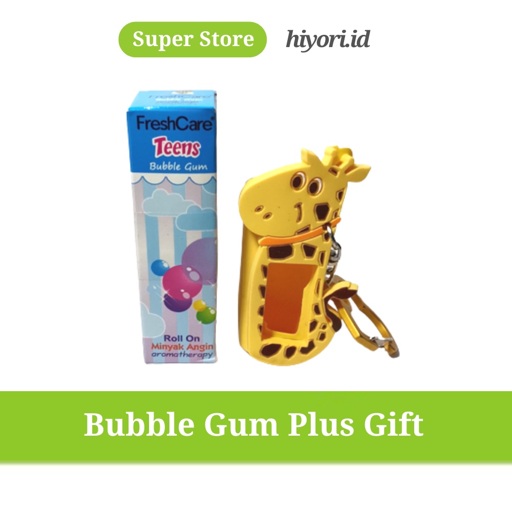 Fresh care Teens Bubble Gum minyak angin Aromatherapy Plus Holder Cantik