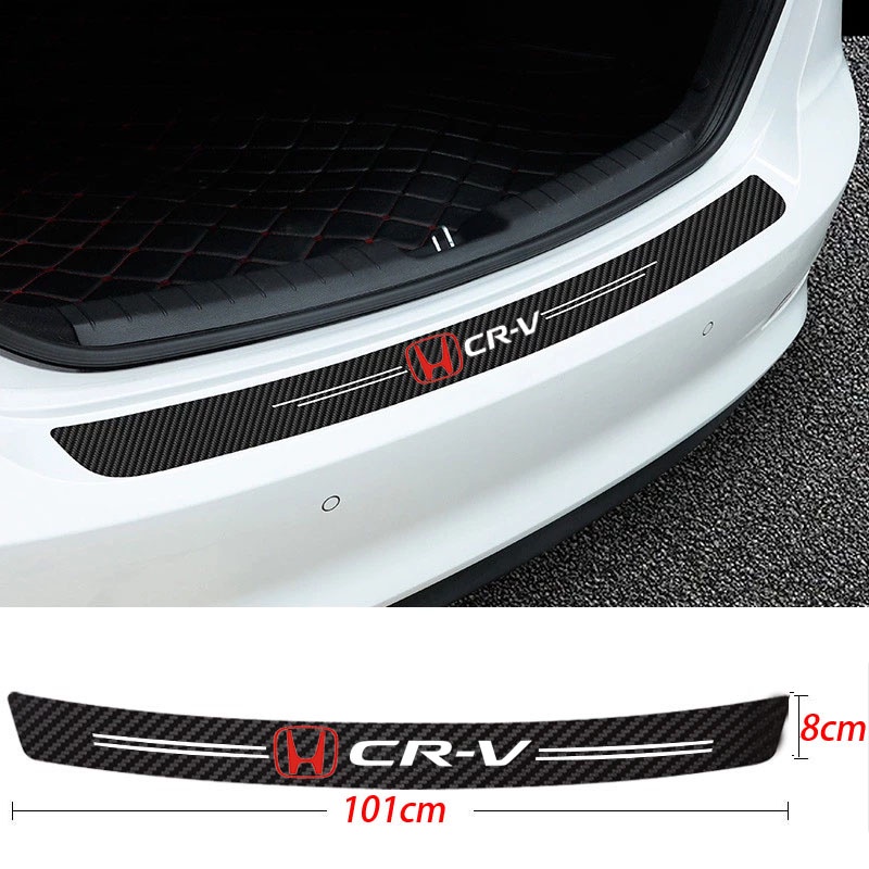 Mobil Door Sill Side Anti Gores Pelindung Sticker Ambang Serat Karbon Stiker Kulit Untuk Honda CRV CR-V G3 G4 G4.5 G5 G5.5 2022 Mugen Typre R S Aksesoris