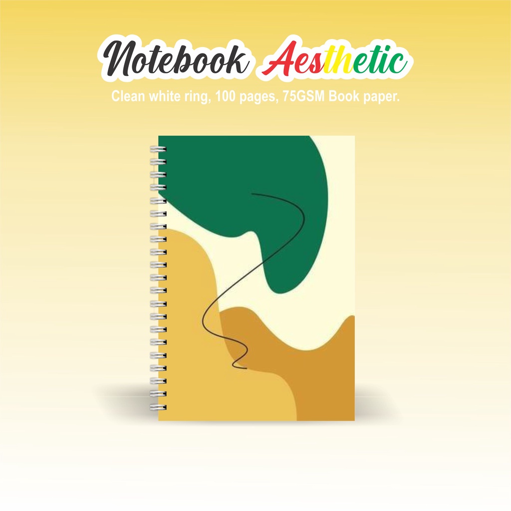 

Notebook Aesthetic BOOKPAPER GRID/KOTAK2#DOTTED/TITIK2#BLANK/POLOS#GARIS/LINE