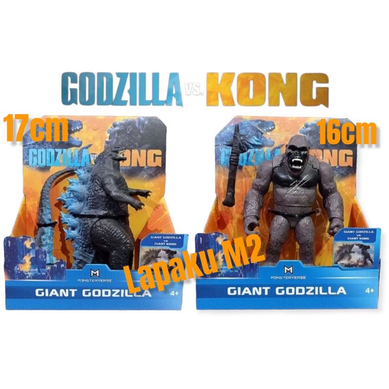 Godzilla Vs Kong Figure Mainan anak Godzilla Vs Kong