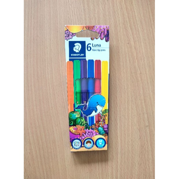 

Spidol 6 Warna Staedtler 327 LWP6 Fibre Tip Pens