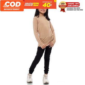 Manset Mangset Anak/ Spandek kaos Anak Lengan Panjang Usia 6 - 12 Tahun Ready Makassar COD ready Mak