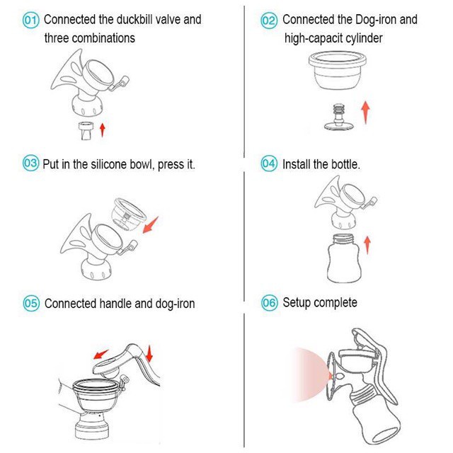 Pompa Asi Manual Adjustable Bahan Silikon