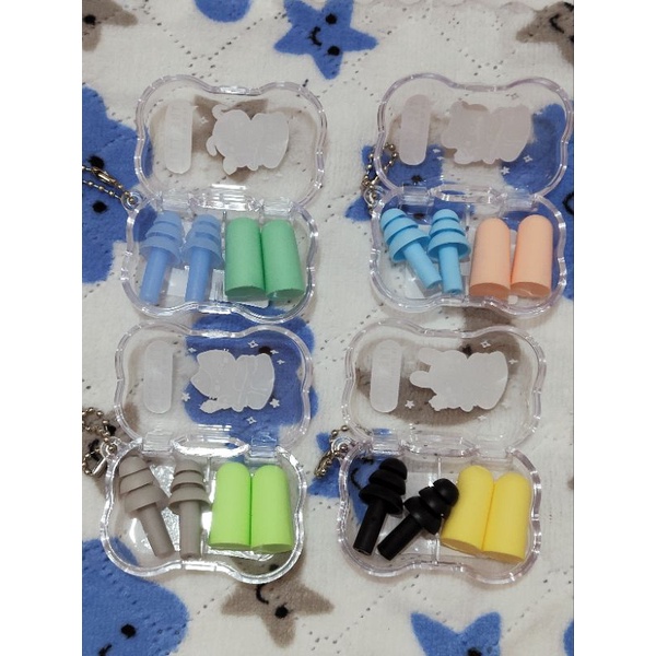 Penutup Telinga- Ear Plug Pelindung Penyumbat Kuping - Peredam Suara isi 2set + Box