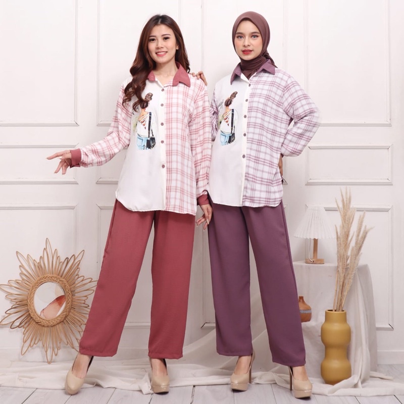 STELAN CRINKLE MIX KOTAK VIRAL ONE SET SETCEL DTF MOTIF GAMBAR HIJAB BIGSIZE JUMBO GROSIR JAKARTA MODELLANO BEAUTI BOOK EVERY