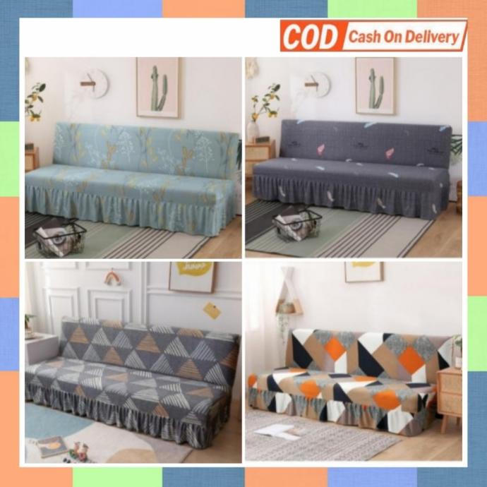 COVER SOFA BED MOTIF SARUNG SOFA INFORMA INOAC