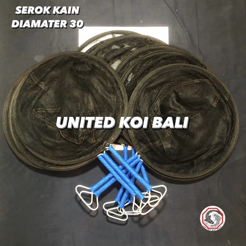 SEROK IKAN SEDANG SEROK IKAN KOI KOKI LELE DIAMETER 30 CM